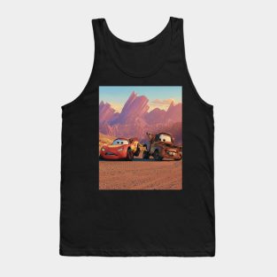 Red Racing Cars Tank Top